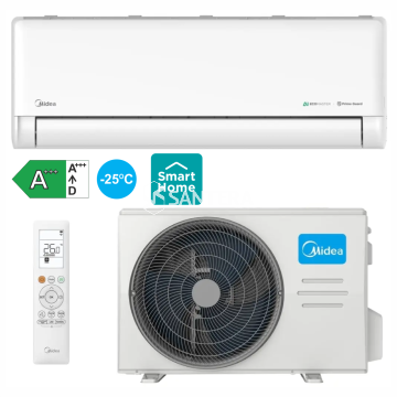 Šilumos siurblys oras-oras MIDEA Solstice EZ, 7.0 kW, išorinis ir vidinis blokai, sieninis